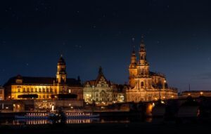court church, palace, night, lights, illuminated, evening, starry sky, buildings, church, ship, river, elbe, historical, historic, historic center, dresden, germany, palace, palace, palace, ship, ship, dresden, dresden, dresden, dresden, dresden